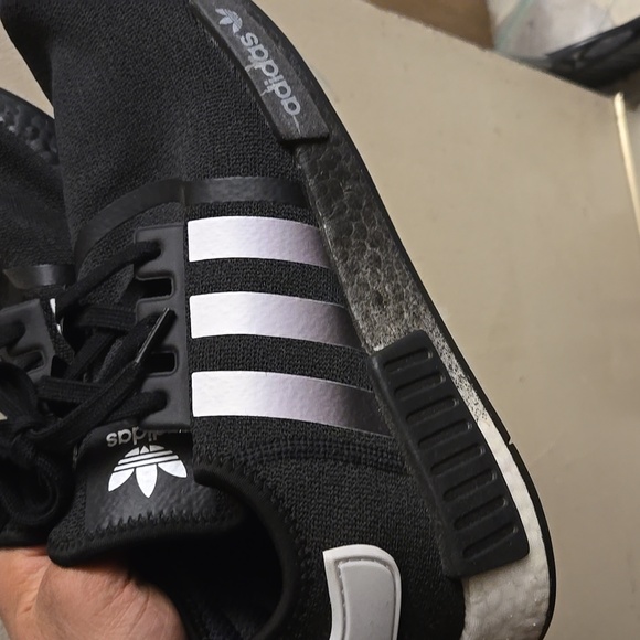 NMD_R1 'Black Silver size 12